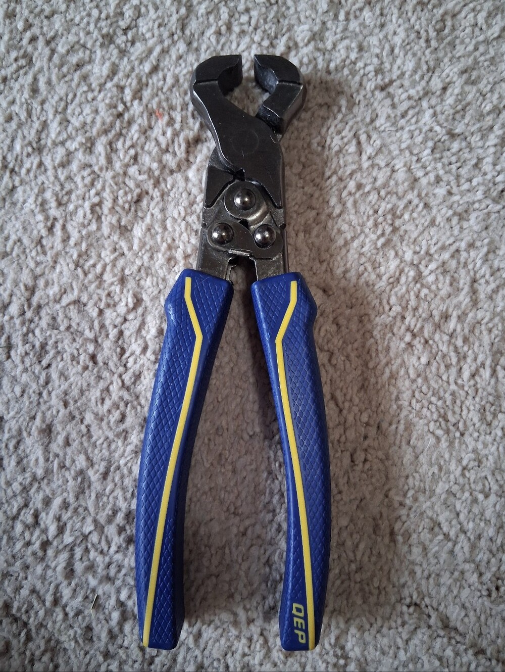 QEP 9" Compound Tile Nipper Tungsten Carbide Tips For Tile Up To 1/4"